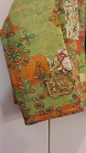 Penny Patchwork Kantha Jacket S/M 5