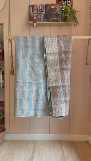 One-of-a-Kind Kantha Quilt #16