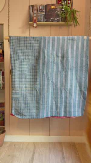 One-of-a-Kind Kantha Quilt #9