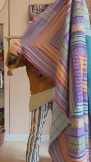 One-of-a-Kind Kantha Quilt #13