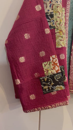 Penny Patchwork Kantha Jacket S/M 8