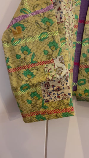 Penny Patchwork Kantha Jacket S/M 6
