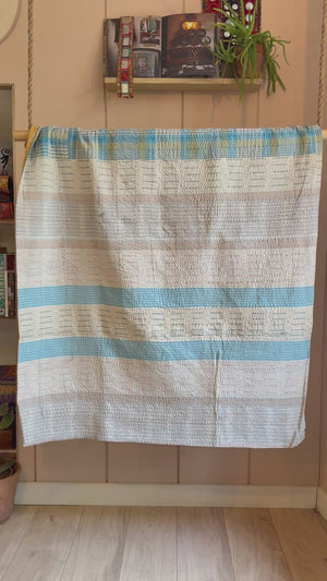 One-of-a-Kind Kantha Quilt #10