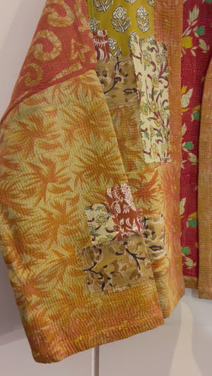 Penny Patchwork Kantha Jacket S/M 11