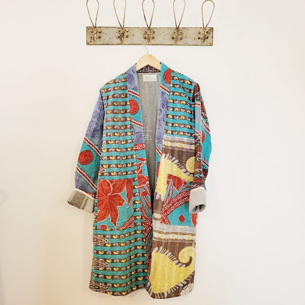 Kantha long robe - MEDIUM