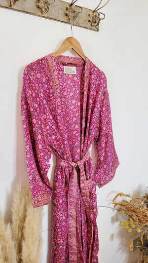 Vintage sari robe