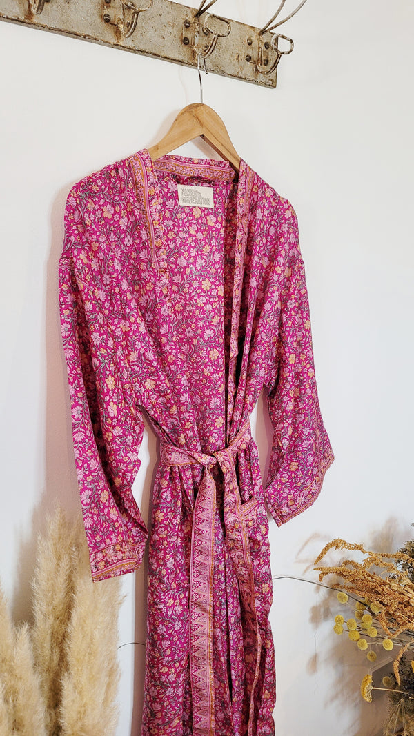 Vintage sari robe