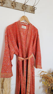 Vintage sari robe