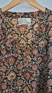 The 'Ramona' kaftan dress- Bagru print SAMPLE