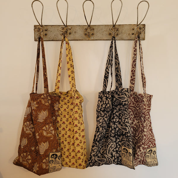 Lucky dip block printed tote