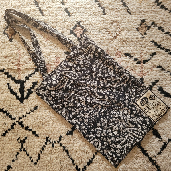 Lucky dip block printed tote