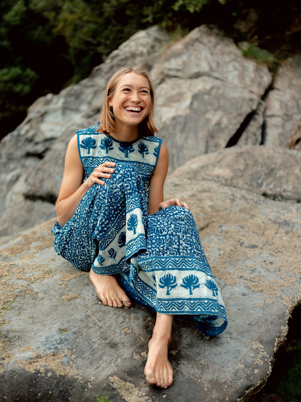 The Immy dress- Indigo
