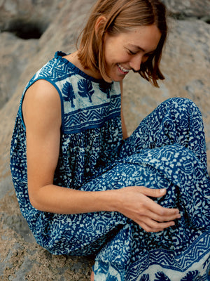 The Immy dress- Indigo