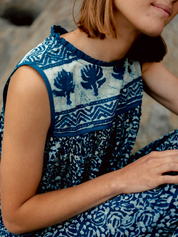 The Immy dress- Indigo