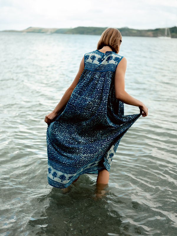 The Immy dress- Indigo