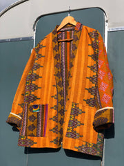 Kantha short robe -  x large