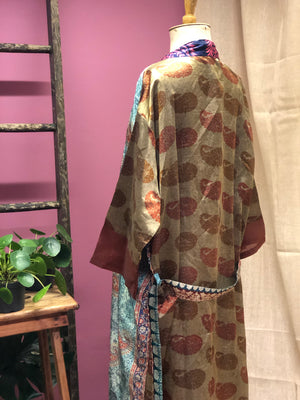 Vintage sari kimono