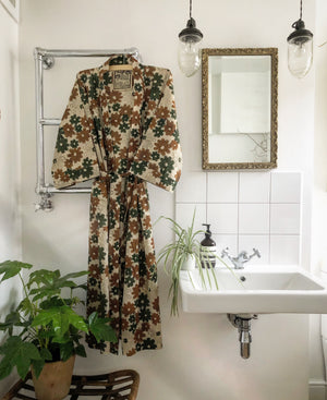 The 'Flower Power' Robe-  SAMPLE