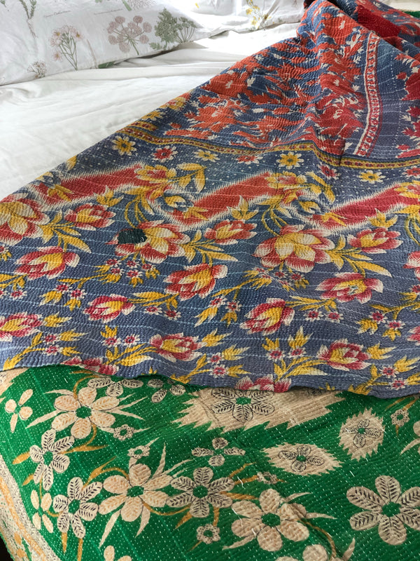 Vintage Kantha Throw