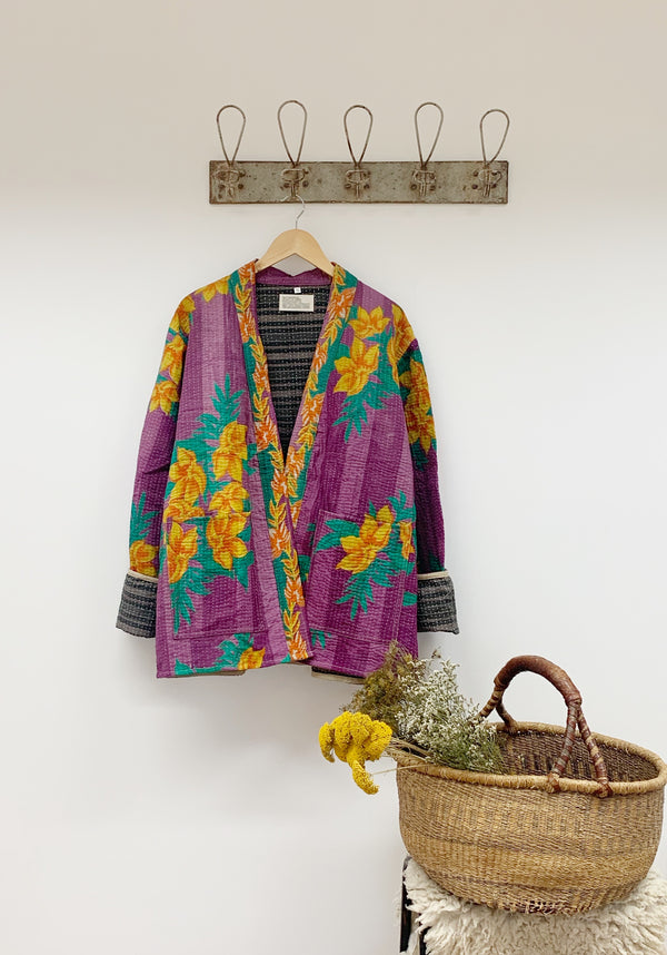 Kantha short robe - X LARGE