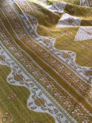 Vintage Kantha Throw