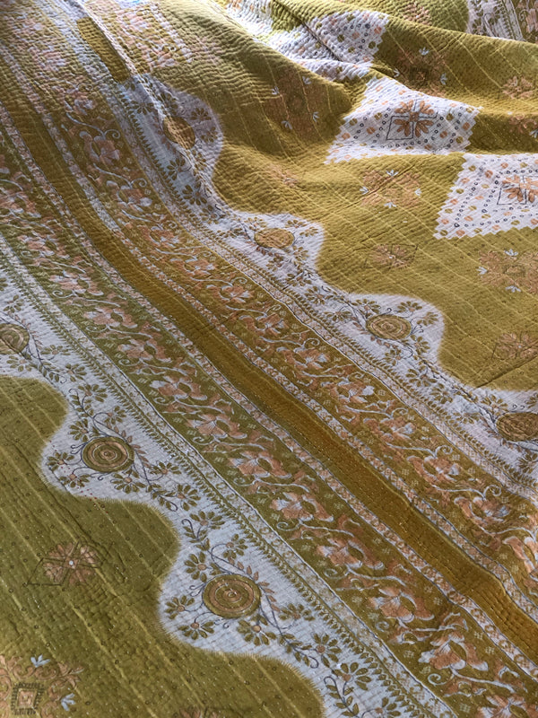 Vintage Kantha Throw