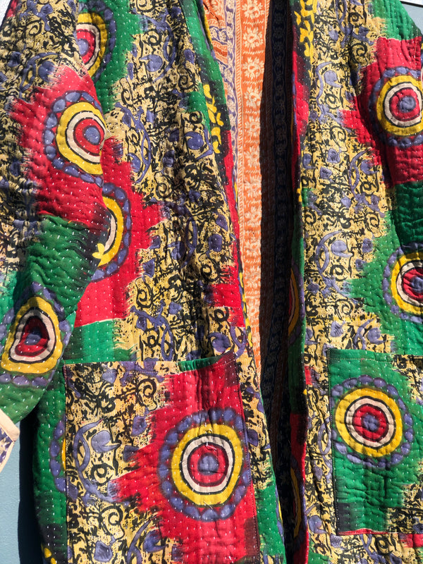Kantha short robe -  large