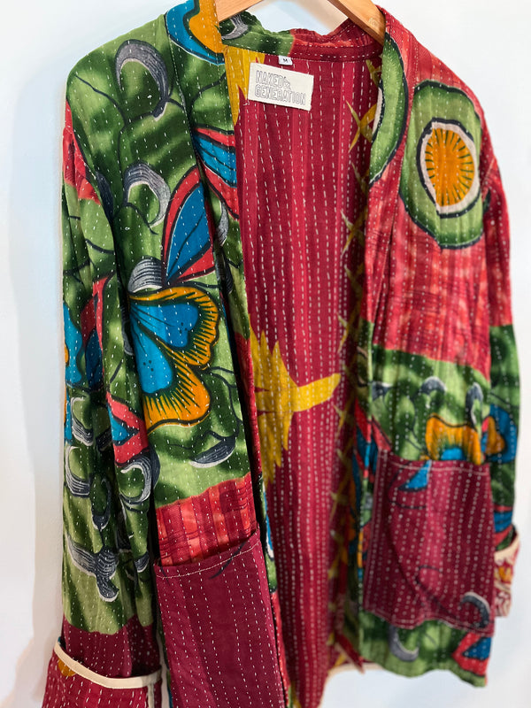 Kantha short robe -  medium