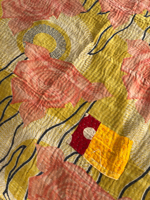 Vintage Kantha Throw