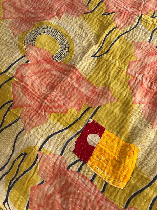 Vintage Kantha Throw