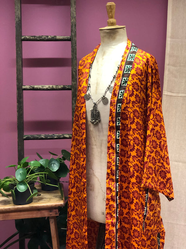 Vintage sari kimono