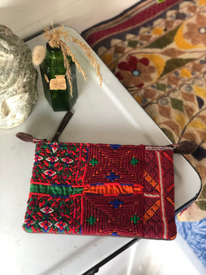 Indian embroidered clutch/pouch bag