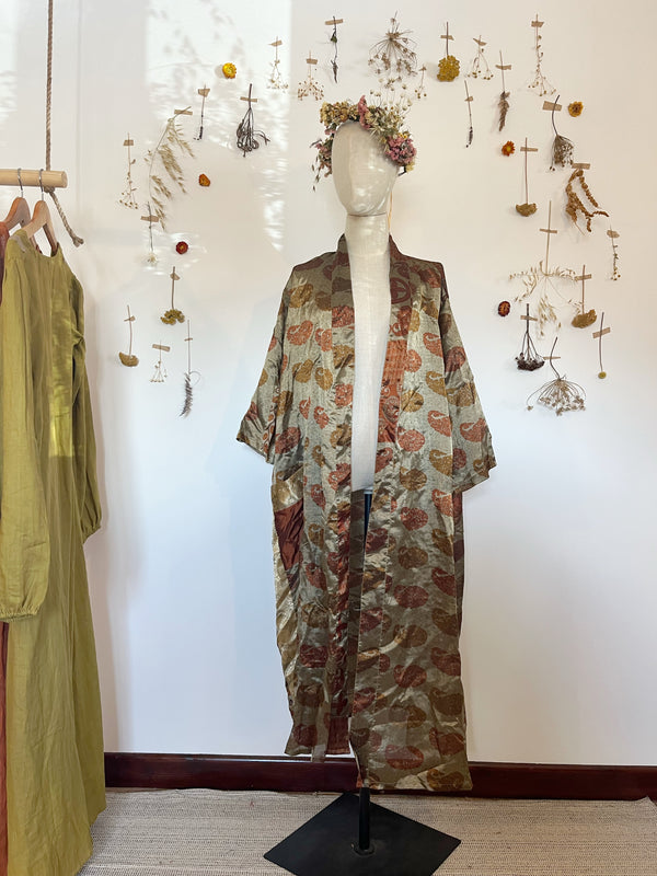 Sample silk kimono - OS (8/16)