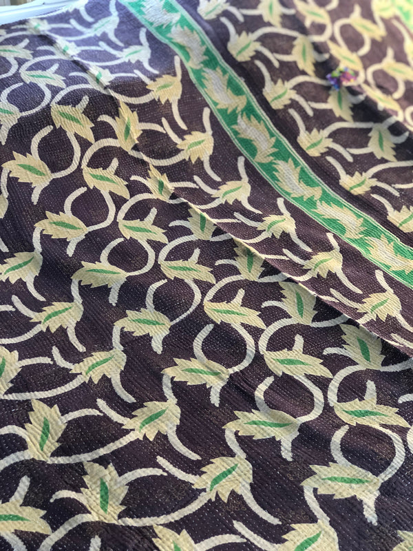 Vintage Kantha Throw