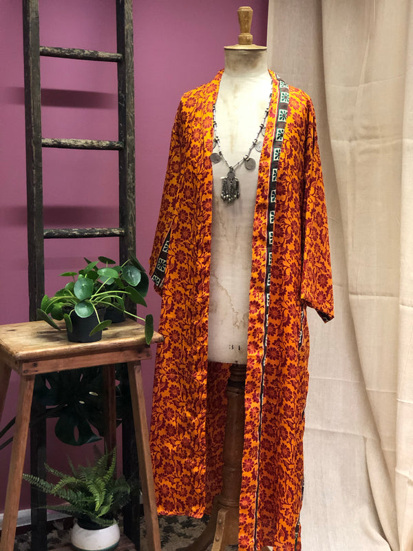 Vintage sari kimono