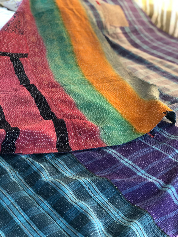 Vintage Kantha Throw