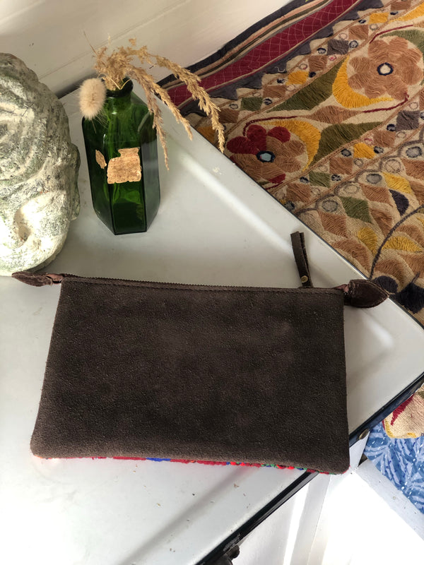 Indian embroidered clutch/pouch bag