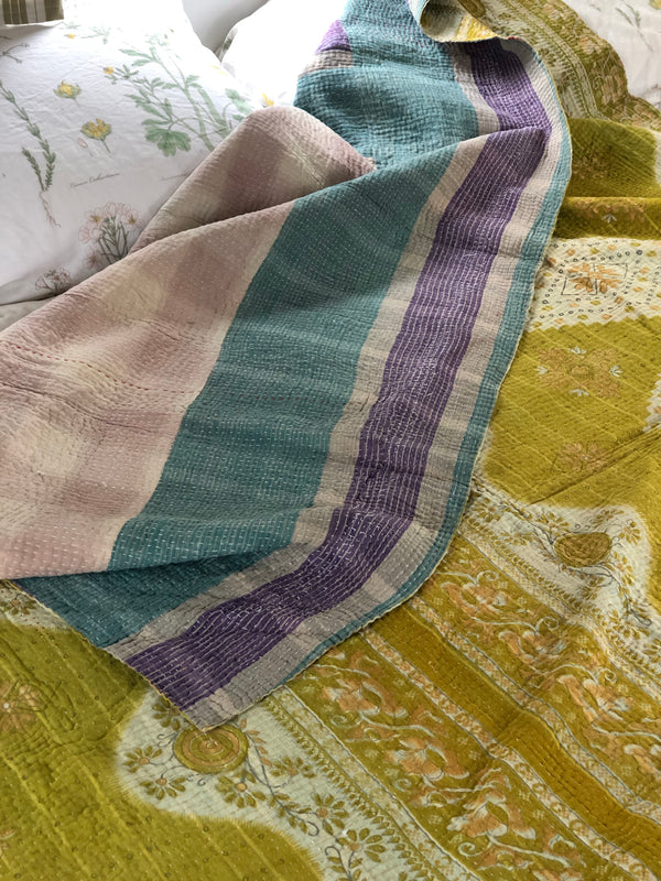 Vintage Kantha Throw