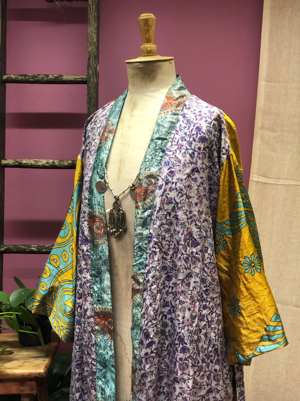 Vintage sari kimono
