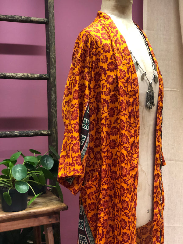 Vintage sari kimono