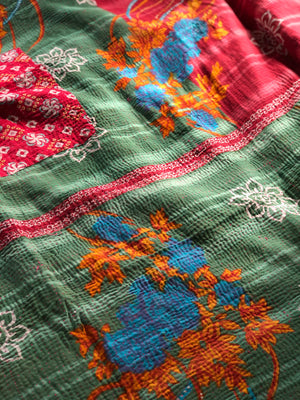 Vintage Kantha Throw