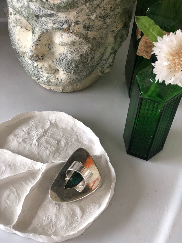 Turquoise sterling silver ring