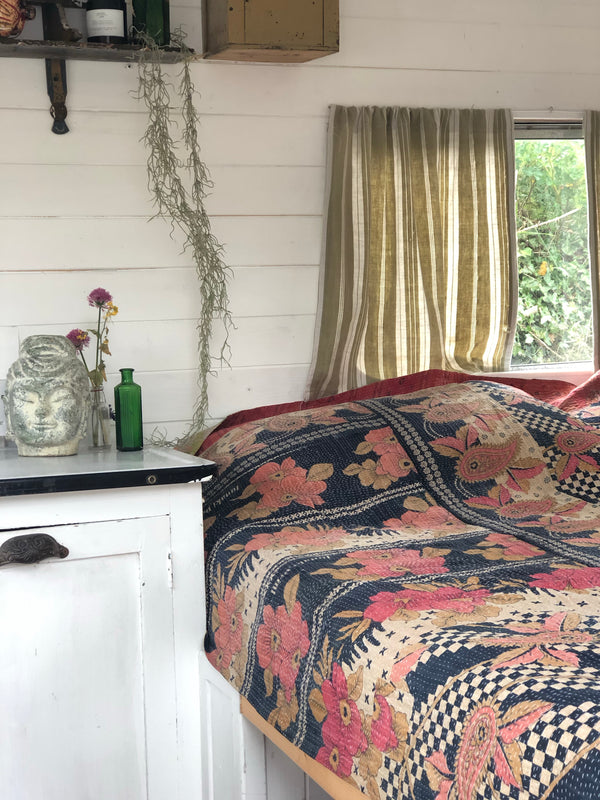 Vintage Kantha Throw
