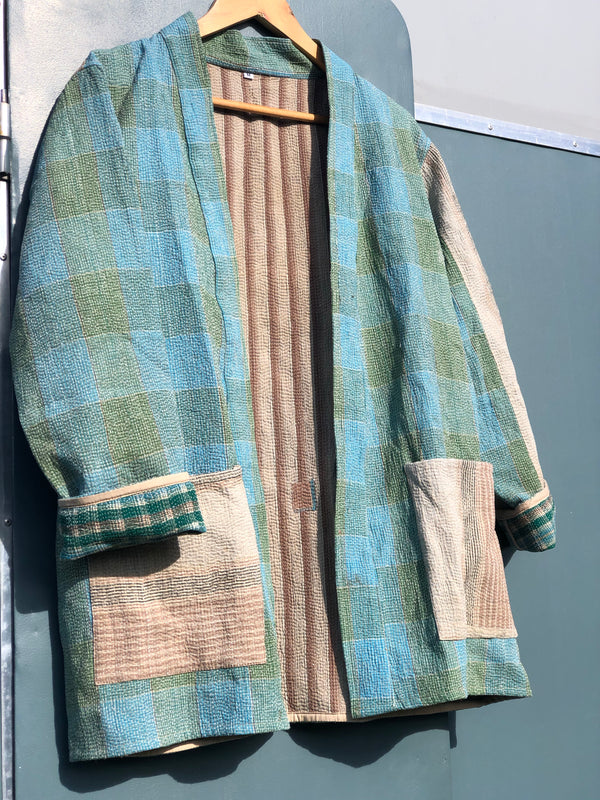 Kantha short robe -  medium