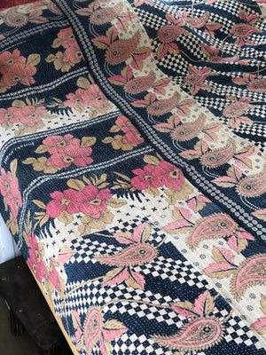 Vintage Kantha Throw
