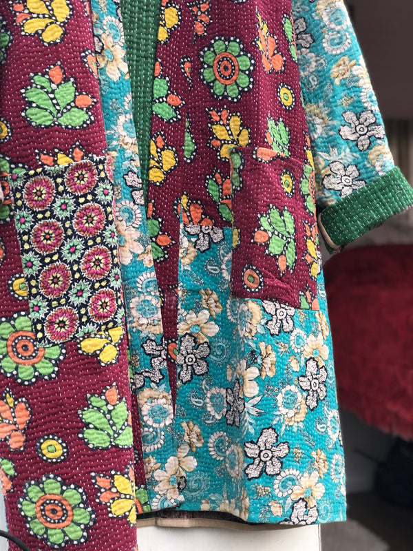 Kantha long robe -  x x large