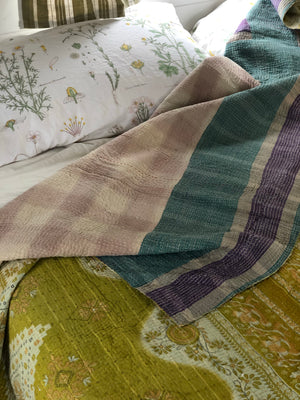 Vintage Kantha Throw
