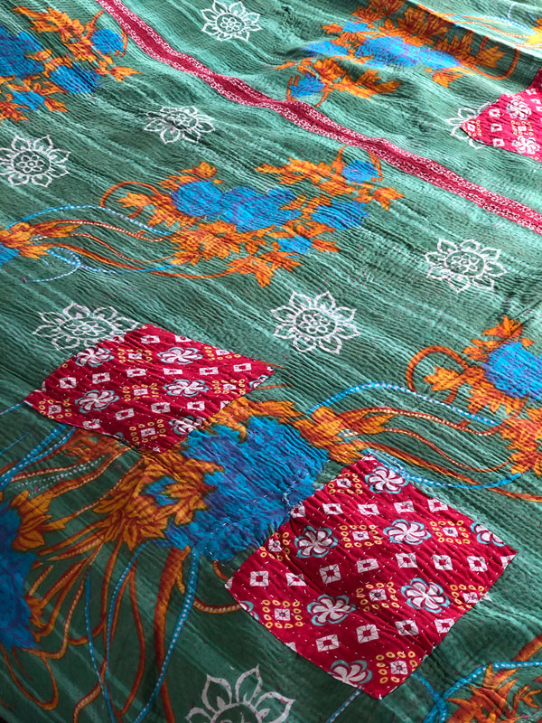 Vintage Kantha Throw