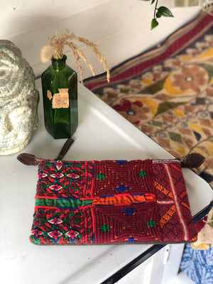 Indian embroidered clutch/pouch bag