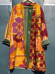 Kantha long robe - x large